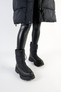 ANNA BLACK - Snow-Style Mid-Calf Boots KMB