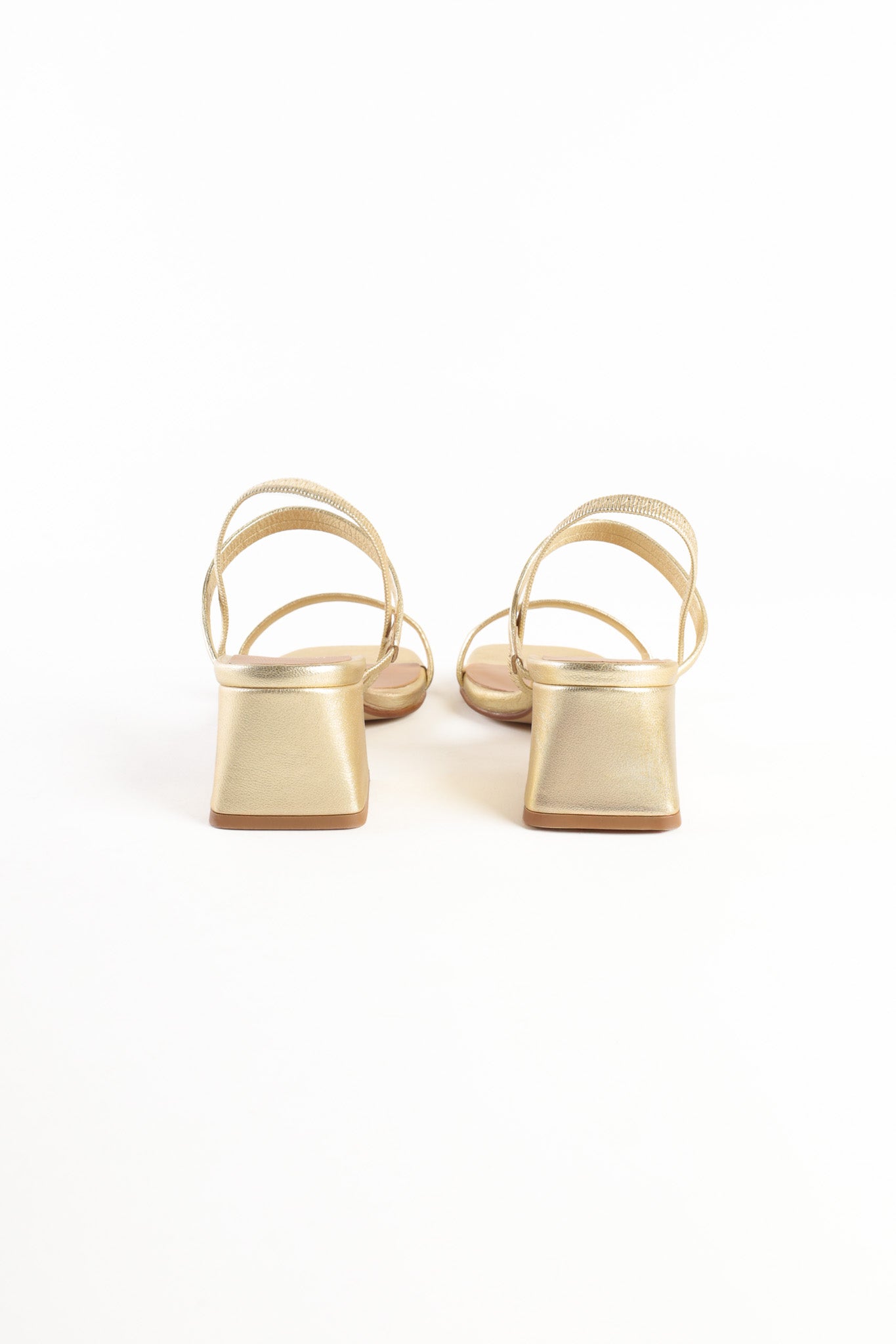 POPPY GOLD - Strappy Heeled Sandal