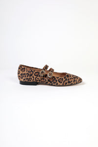 CANDY LEOPARD - Double Straps Mary Jane KMB shoes