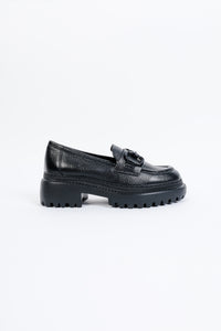 JANE BLACK- Extra Light Snaffle Lug Sole Loafer KMB shoes