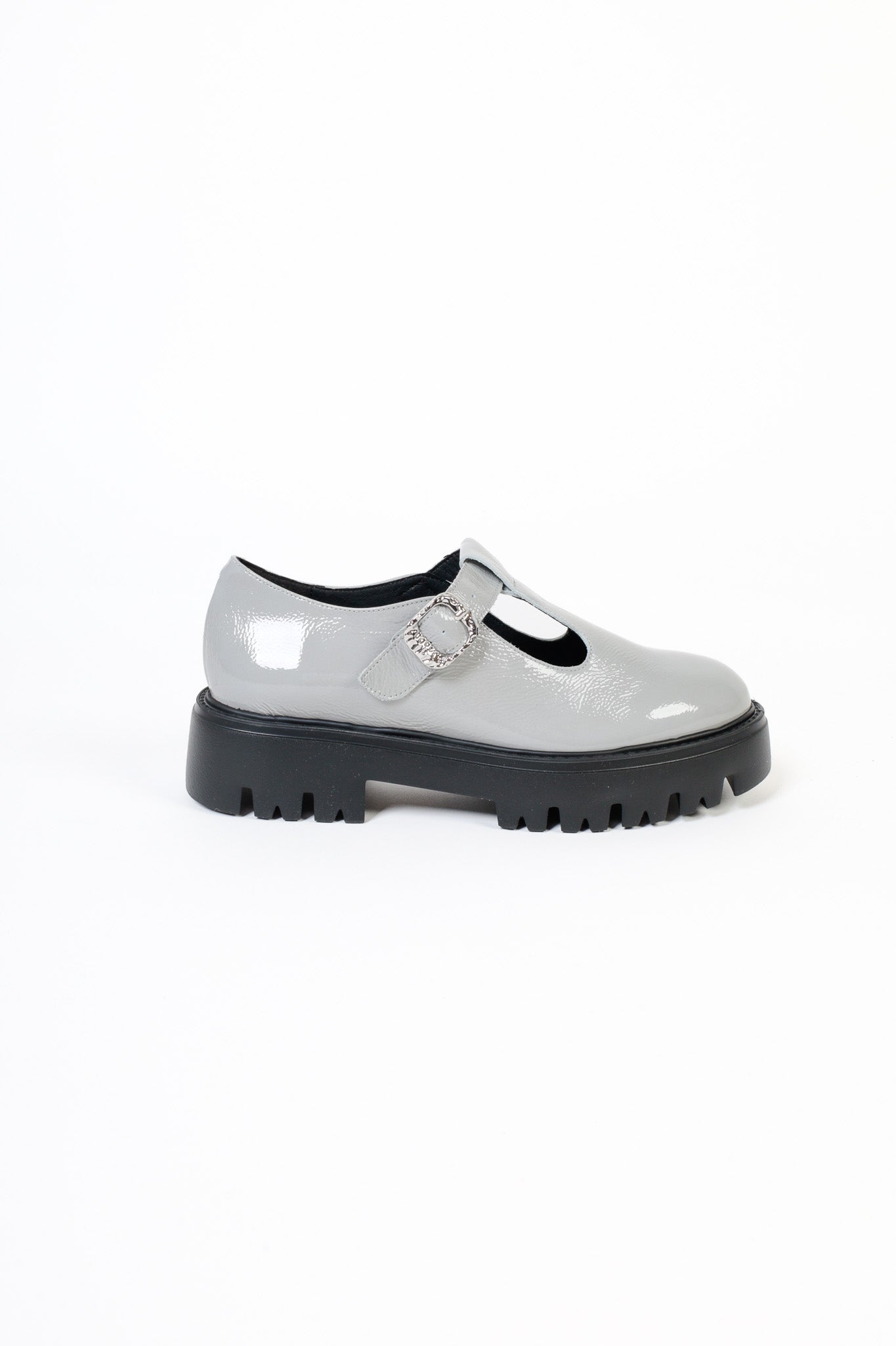 SALOME GREY- Extra Light T-Bar Shoes KMB shoes